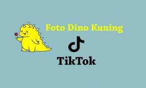 Viral Twibbon Lucu Dinosaurus Hijau Dan Kuning Viral di TikTok