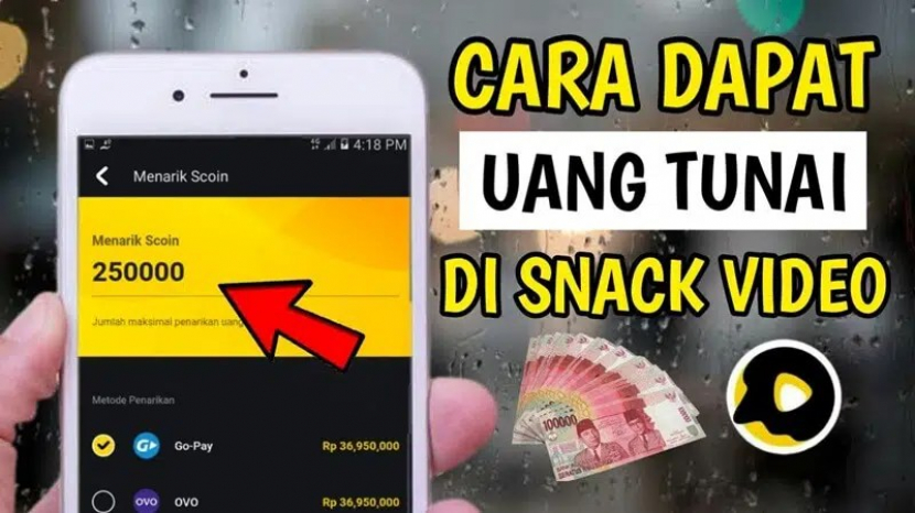Cara Mendapatkan Uang Dari Aplikasi Snack Video Dengan Mudah